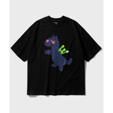 ダブルユーブイプロジェクト(WV PROJECT) Monster pony 1/2 sleeve t-shirts black JJST7715