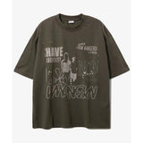 EZKATON (エズカートン) Coverup Short Sleeve Khaki SHST6695