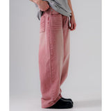EZKATON (エズカートン) Burnet Pigment Wide Pants Red MMLP6783