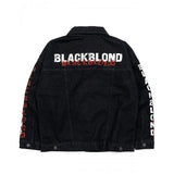ブラックブロンド(BLACKBLOND) BBD Overlap Logo Denim Jacket (Black)