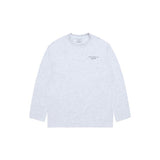 アクメドラビ(acme' de la vi) BASIC LOGO NEEDLEWORK LONG SLEEVE T-SHIRT MELANGE