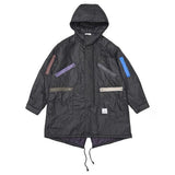 STIGMA(スティグマ) ZIPPER OVERSIZED FISHTAIL PARKA BLACK