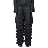 レイブレス(LABELESS) MESH SHIRRING TROUSERS
