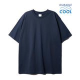 JEMUT (ジェモッ) Weekly C/P Cool Standard Short T-shirts Navy SOST2556