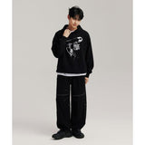 ROMANTIC CROWN(ロマンティック クラウン) Wide String Pants Black