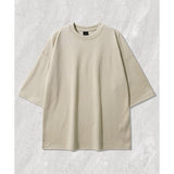 EZKATON (エズカートン) Silhouette Short Sleeve Beige KMST6691