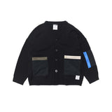 STIGMA(スティグマ) ZIPPER OVERSIZED CARDIGAN BLACK
