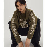 ボーンチャンプス(BORN CHAMPS) HEART TRIBAL LOGO KNITWEAR B23FT16KH