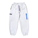 STIGMA(スティグマ) ZIPPER WIDE JOGGER PANTS WHITE MELANGE