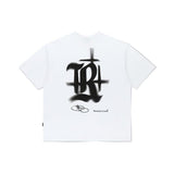 ROMANTIC CROWN(ロマンティック クラウン) SHINING BOLD LOGO TEE SHIRT_WHITE