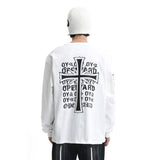 オーワイ(OY) F.K BACK CROSS LONG SLEEVE-WHITE
