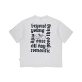 ROMANTIC CROWN(ロマンティック クラウン) BEYOND YOUNG TEE SHIRT_LIGHT GREY