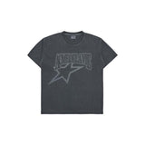 アクメドラビ(acme' de la vi) STAR AE LOGO PIGMENT WASHING SHORT SLEEVE T-SHIRT CHARCOAL