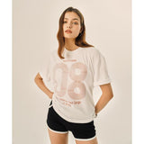 ボーンチャンプス(BORN CHAMPS) 08 RUNNING TRACK LOGO TEE B24ST04WH