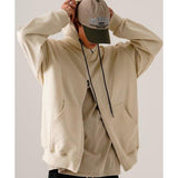 EZKATON (エズカートン) Heavy Loop Neck Up Hood Zip-up Cream SHOT6743