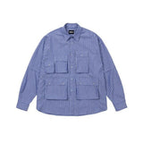 アジョバイアジョ(AJOBYAJO) Fisherman Stripe Shirt [BLUE]