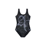アクメドラビ(acme' de la vi) SYMBOL FULL PRINTING MONOKINI BLACK