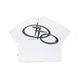 ROMANTIC CROWN(ロマンティック クラウン) WIDE FIT SHINING LOGO TEE SHIRT_WHITE