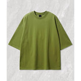 EZKATON (エズカートン) Silhouette Short Sleeve Olive KMST6691