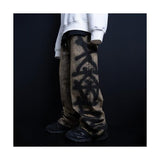 ブラックブロンド(BLACKBLOND) BBD Side Sprayed Custom Denim Pants (Vintage Yellow)