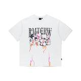 ROMANTIC CROWN(ロマンティック クラウン) VOLUME LOGO THUNDER CLOUD TEE SHIRT_WHITE