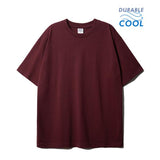 JEMUT (ジェモッ) Weekly C/P Cool Standard Short T-shirts Burgundy SOST2556