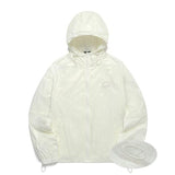 Odd Studio (オッドスタジオ) Glossy Raglan Windbreaker - ivory