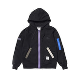 STIGMA(スティグマ) ZIPPER OVERSIZED ZIP UP HOODIE BLACK