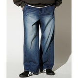 ティーダブリューエヌ(TWN) Terrific washing denim pants blue HSLP3531