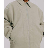 ROMANTIC CROWN(ロマンティック クラウン) VEGAN LEATHER SINGLE RIDER JACKET_OATMEAL