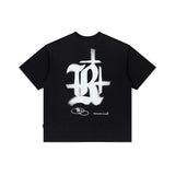 ROMANTIC CROWN(ロマンティック クラウン) SHINING BOLD LOGO TEE SHIRT_BLACK