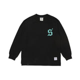 STIGMA(スティグマ) OLD LETTER OVERSIZED LONG SLEEVES T-SHIRTS BLACK