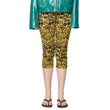 レイブレス(LABELESS) YELLOW CAPRI CUT JACQUARD SHORTS