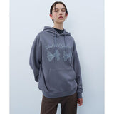 NCOVER(エンカバー) TWIN RIBBON HOODIE-GRAY
