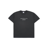 アクメドラビ(acme' de la vi) CIRCLE SYMBOL BASIC LOGO SHORT SLEEVE CHARCOAL
