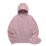 Odd Studio (オッドスタジオ) Glossy Raglan Windbreaker - pink