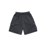 アクメドラビ(acme' de la vi) BASIC LOGO PIGMENT WASHING CARGO SHORT PANTS CHARCOAL