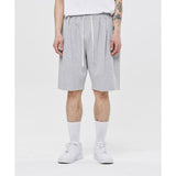ROMANTIC CROWN(ロマンティック クラウン) COTTON PINTUCK SHORTS_GREY