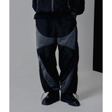 ROMANTIC CROWN(ロマンティック クラウン) SPORTY LINE WIDE PANTS_BLACK