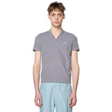 レイブレス(LABELESS) GREY STREAMLINED COLLAR SHIRT