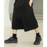 マスノウン(MASSNOUN) BERMUDA ONE TUCK BALLOON WIDE SHORT PANTS MSFSP003-BK