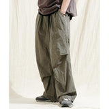 JEMUT (ジェモッ) Care Cool Pigment Banding Pants Khakigray SOLP2564