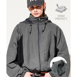 ティーダブリューエヌ(TWN) Highcore Wind Protector Jacket Darkgray JYOT3548