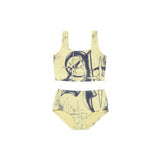 アクメドラビ(acme' de la vi) SYMBOL FULL PRINTING HIGH WAIST BIKINI SET UP YELLOW