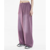Odd Studio (オッドスタジオ) Brush Washing Wide Sweatpants - lilac