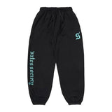 STIGMA(スティグマ) OLD LETTER WIDE JOGGER PANTS BLACK