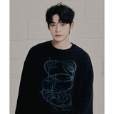 ROMANTIC CROWN(ロマンティック クラウン) SHINING EFFECT CREWNECK_BLACK