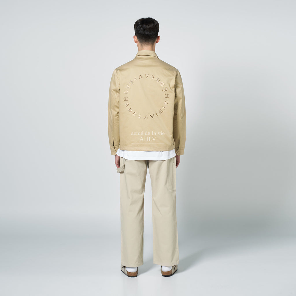アクメドラビ(acme' de la vie) EMBROIDERY CIRCLE JACKET BEIGE