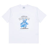 アクメドラビ(acme' de la vie) BLUE TEDDY BEAR SHORT SLEEVE T-SHIRT WHITE