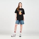 アクメドラビ(acme' de la vie)  I LOVE TEDDY BEAR SHORT SLEEVE T-SHIRT BLACK
